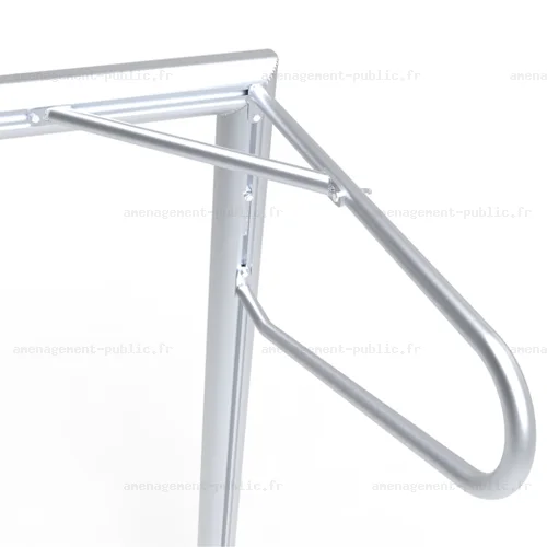 Cage de but fixe de 3x2m avec oreilles en aluminium